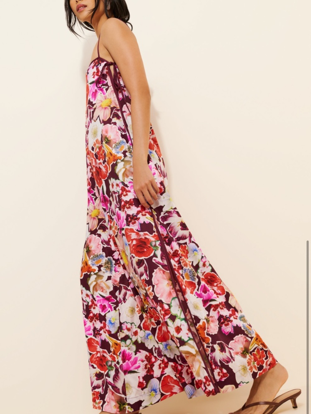 Anthropologie Floral Printed wide leg jumpsuit - Picture 2 of 2